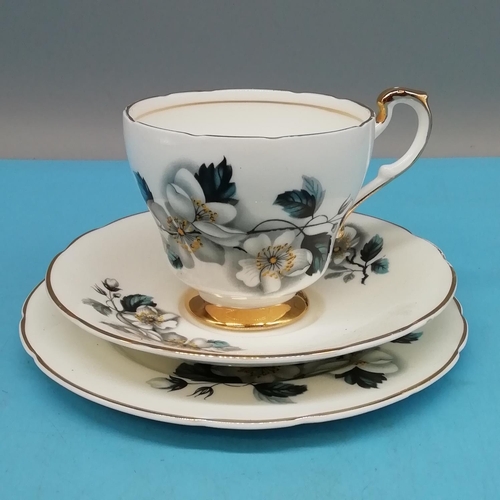 260 - Lubern China Trios (6) in a Floral Pattern.