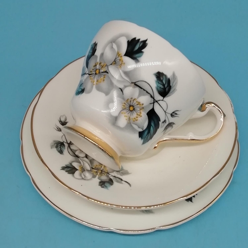 260 - Lubern China Trios (6) in a Floral Pattern.