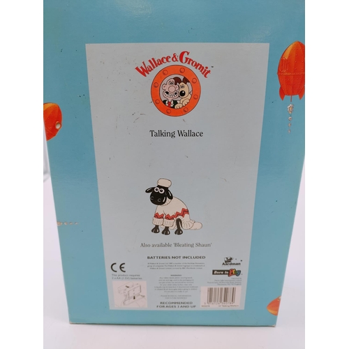 276 - Vintage 1989 Wallace & Gromit 50cm 'Talking Wallace'. New in Box. Requires Battery.