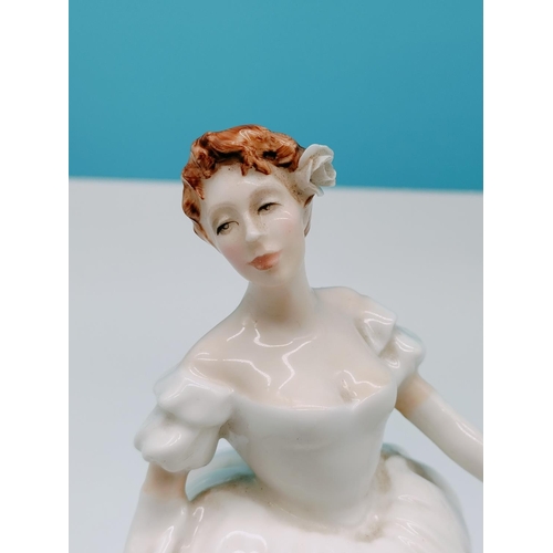 292 - Royal Doulton 20cm Lady Figure 'Nancy' HN2955. Seconds Quality.