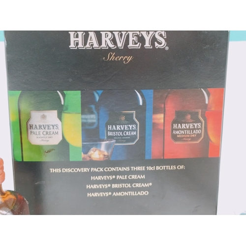 301 - 2 x Cointreau 5cl Bottles plus 2 x Cocktail Stirrers. Also 3 Bottle Box Set of Harveys Sherry 30cl.