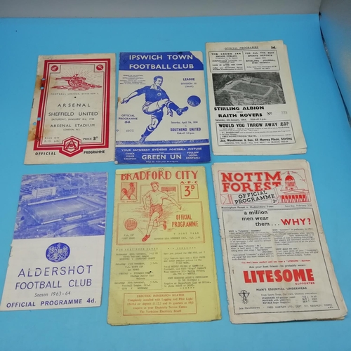 30A - Collection of Approx 80 Various Teams, Leagues and International Football Programmes to include 1948... 