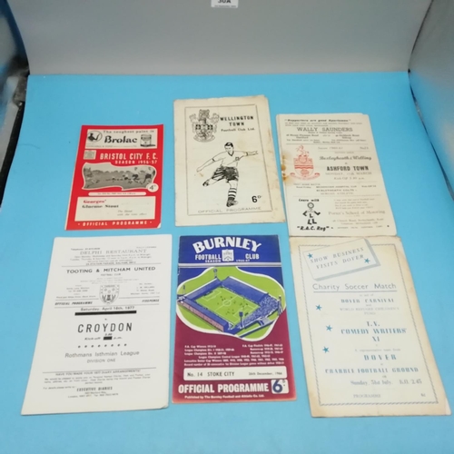 30A - Collection of Approx 80 Various Teams, Leagues and International Football Programmes to include 1948... 