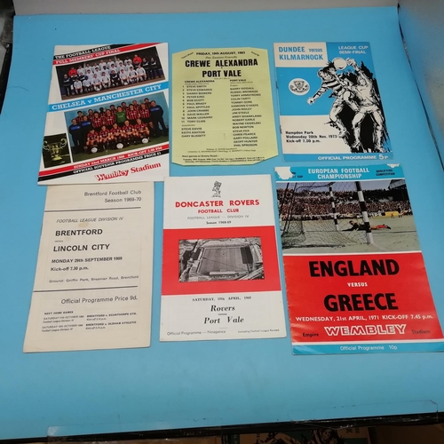 30A - Collection of Approx 80 Various Teams, Leagues and International Football Programmes to include 1948... 