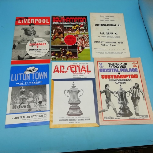 35A - Collection of Approx 80 Football Programmes, Various Teams 1950's -1980's including European Cup Sem... 