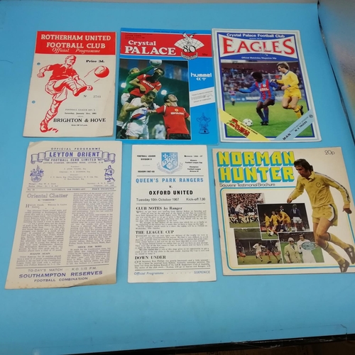 35A - Collection of Approx 80 Football Programmes, Various Teams 1950's -1980's including European Cup Sem... 