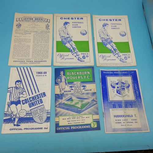 35A - Collection of Approx 80 Football Programmes, Various Teams 1950's -1980's including European Cup Sem... 