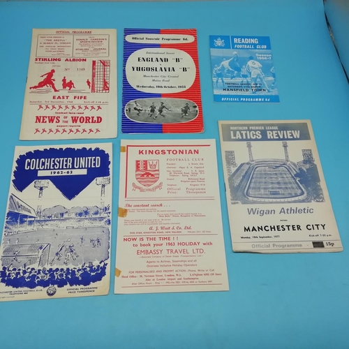 35A - Collection of Approx 80 Football Programmes, Various Teams 1950's -1980's including European Cup Sem... 