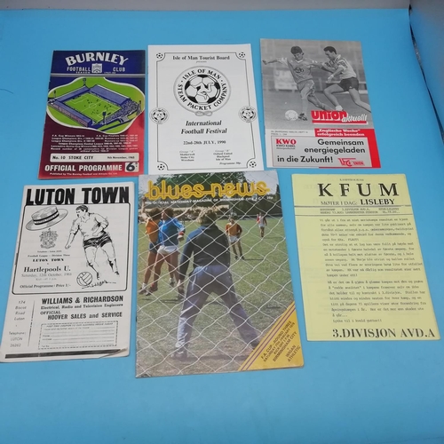 35A - Collection of Approx 80 Football Programmes, Various Teams 1950's -1980's including European Cup Sem... 