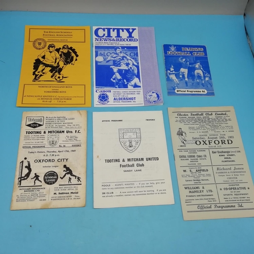 35A - Collection of Approx 80 Football Programmes, Various Teams 1950's -1980's including European Cup Sem... 