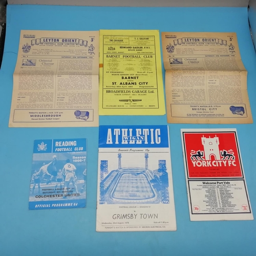 35A - Collection of Approx 80 Football Programmes, Various Teams 1950's -1980's including European Cup Sem... 