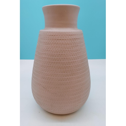 393 - Large 41cm Pink Vase.