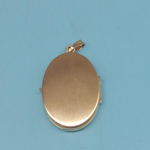 397 - 9ct Gold Locket. 3.5 Grams.