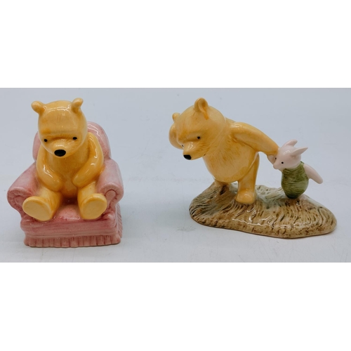 401 - Royal Doulton Winnie the Pooh Collection 9cm Figures (2) 'Pooh Piglet and the Windy Day WP2 and Winn... 