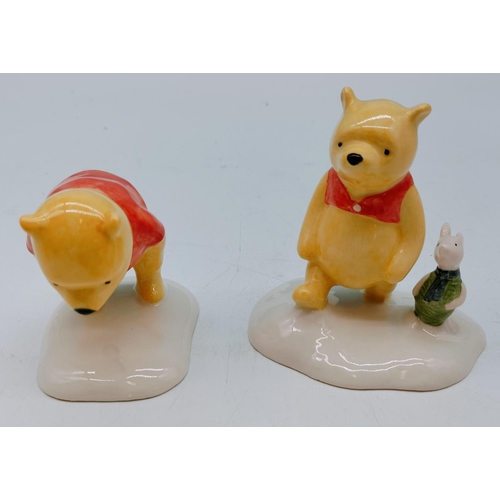 431 - Royal Doulton Winnie the Pooh Collection 9cm Figures (2) Winnie the Pooh and the Paw-Marks WP3 and T... 