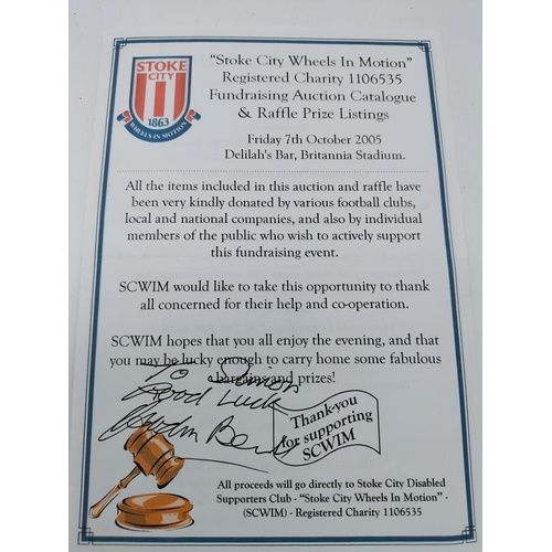 438 - Stoke City Books (2) One Signed  by Terry Conroy plus Signed (Gordan Banks) 'Stoke City Wheels in Mo... 