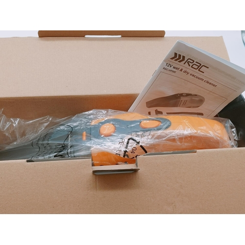 441 - New in Box RAC 12v Wet and Dry Vacuum Cleaner.