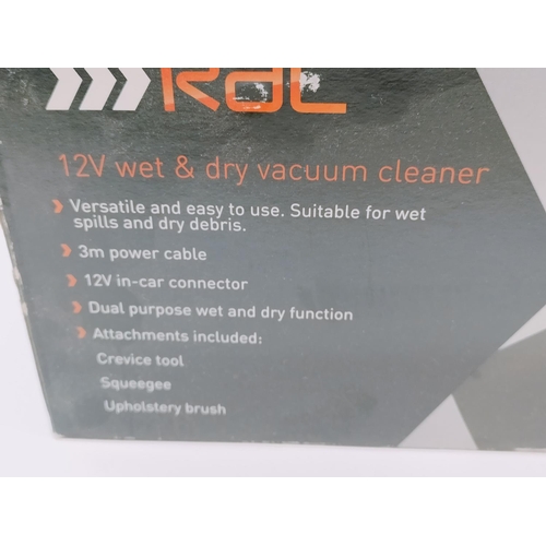 441 - New in Box RAC 12v Wet and Dry Vacuum Cleaner.