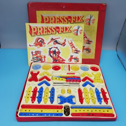 456 - Vintage Boxed 'Pressfix', Vintage Boxed 'John Bull Printing' Set plus Mah Jong Set in Case.