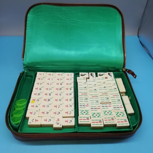 456 - Vintage Boxed 'Pressfix', Vintage Boxed 'John Bull Printing' Set plus Mah Jong Set in Case.