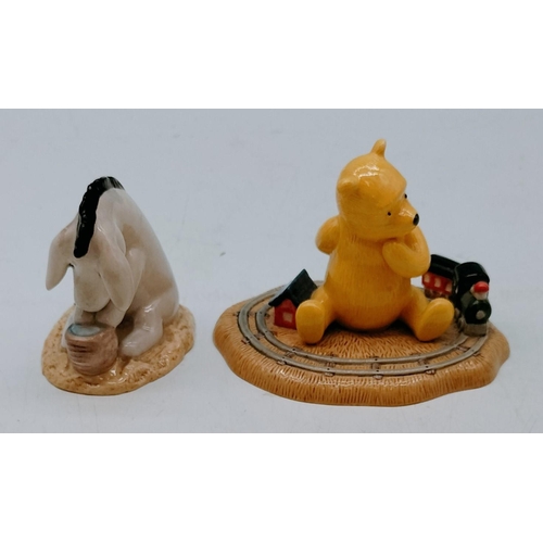 457 - Royal Doulton Winnie the Pooh Collection 9cm Figures (2) Toot Toot Went the Whistle WP47 with Certif... 