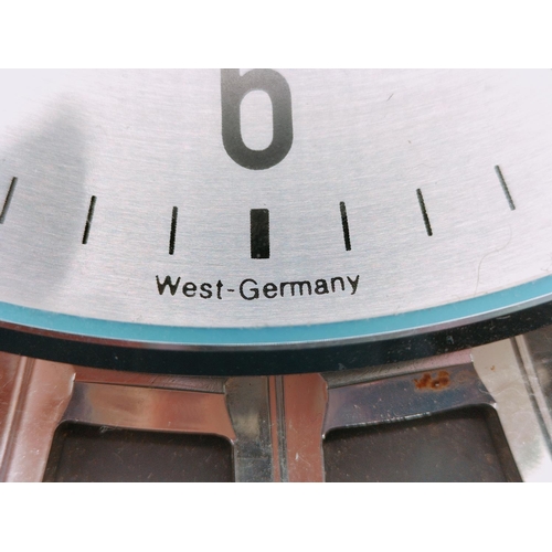 462 - Retro West German Steiger 27cm Clock. Requires Attention.