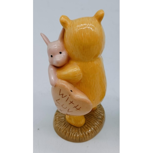 471 - Royal Doulton Winnie the Pooh Collection 10cm Figure 'Piglet and the Balloon' WP5 and Love and Frien... 