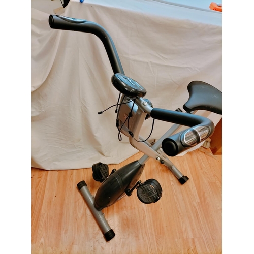 489 - Pro Fitness Foldable Exercise Bike. Collection Only.