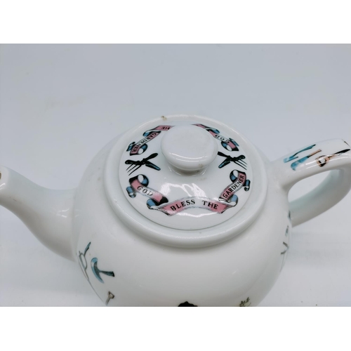 497 - Paul Cardew Teapot 'God Bless the Gardener'.