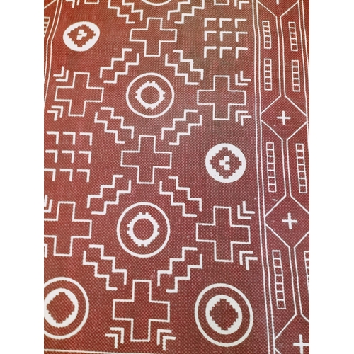 504 - 2 x Geometric Design Rugs. 82cm x 148cm. Collection Only.