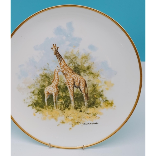 518 - Wedgwood David Shepard Wildlife Collection 8 Plate Series. 27cm Diameter.