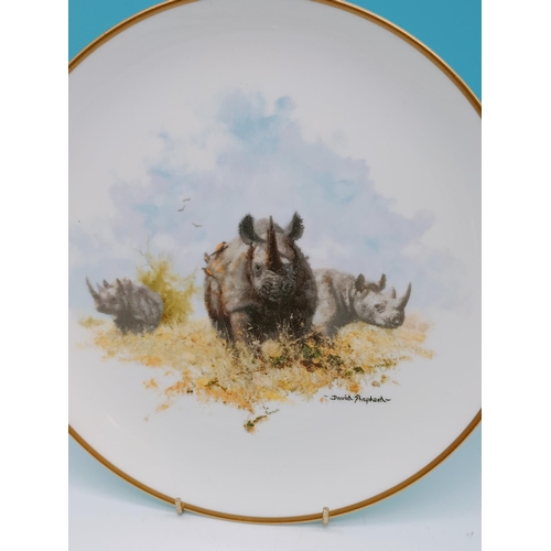 518 - Wedgwood David Shepard Wildlife Collection 8 Plate Series. 27cm Diameter.