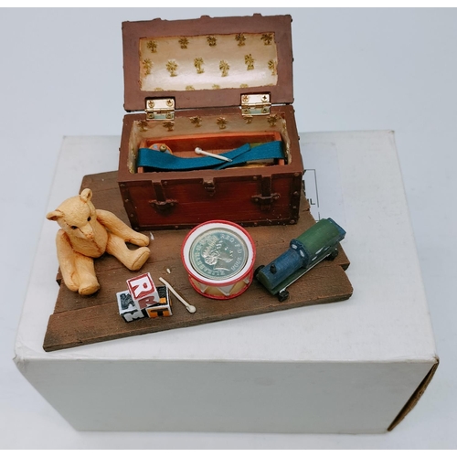 527 - Boxed Royal Mint Classics 'Victorian Toy Box' Figure with 2006 Pound Coin and Certificate of Authent... 