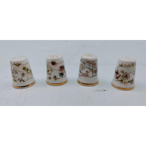 535 - Royal Doulton Brambly Hedge 4 Seasons Thimbles.