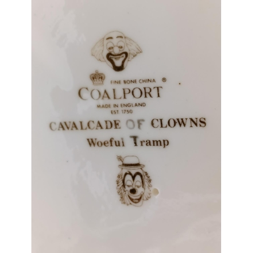 590 - Coalport Cavalcade of Clowns 20cm Figure 'Woeful Tramp'.