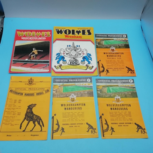 5A - Collection of Approx 50 'Wolverhampton Wanderers' Football Programmes, predominately 1960's.