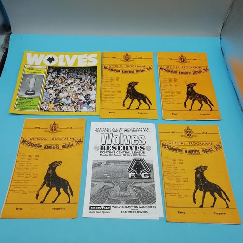 5A - Collection of Approx 50 'Wolverhampton Wanderers' Football Programmes, predominately 1960's.