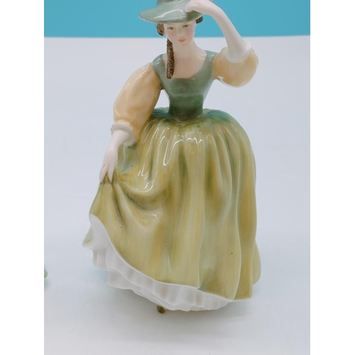 607 - Royal Doulton Lady Figure 'Buttercup' HN2309 (1st Quality) plus 21cm 'Lorna' HN2311 (2nds).