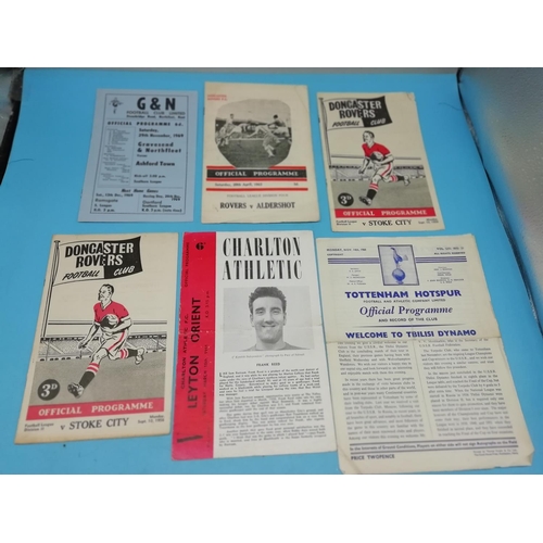 60A - Collection of Approx 48 1950's and 1960's Football Programmes. Various Teams to include Spurs, Brent... 