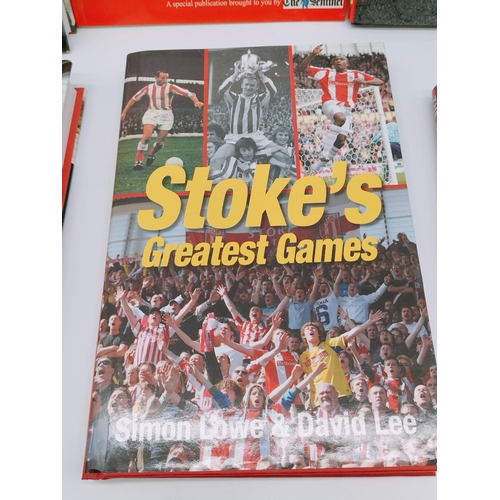 61 - Collection of Stoke City FC Books (7) to include Limited Edition 133 Potters Tale.