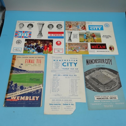 65A - Collection of Approx 50 Football Programmes of Various Teams including 1949 FA Cup Final.