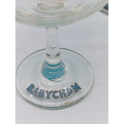 69 - Babycham Glasses (8).