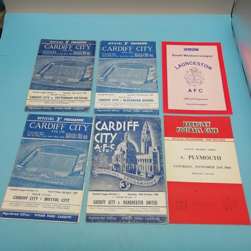 70A - Collection of Football Programmes of Various Teams to include Jimmy Greaves Signed Card and some Sem... 