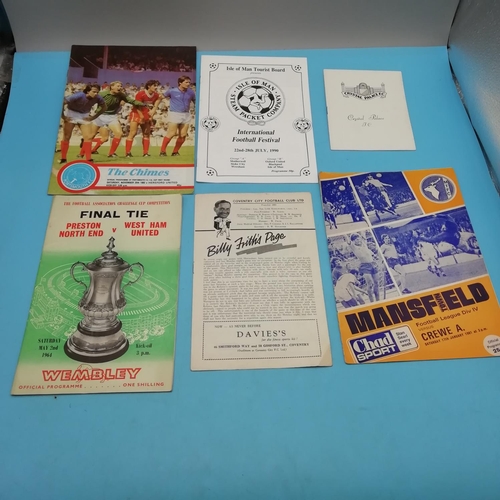 75A - Collection of Approx 43 Football Programmes, Various Teams to include 1964 FA Cup Final.