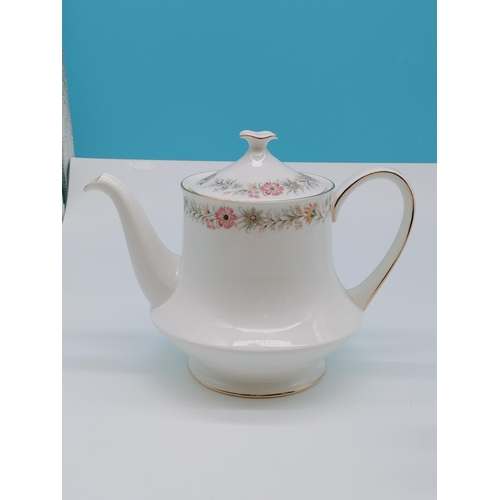 85 - Large Aynsley Teapot in the 'Nice' Pattern plus Royal Albert 'Belinda' Teapot.