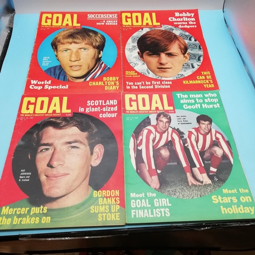 85A - Collection of 1969 Goal Magazines Nos 33 - 56