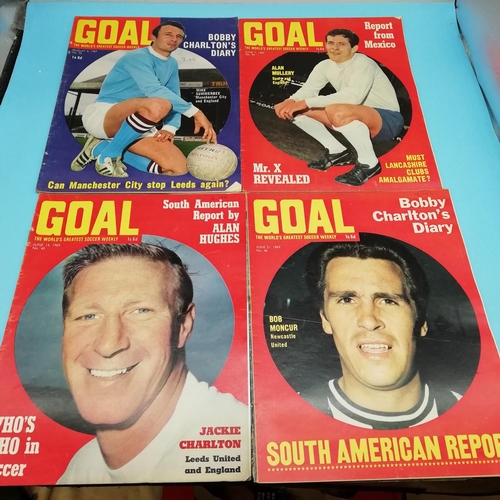 85A - Collection of 1969 Goal Magazines Nos 33 - 56