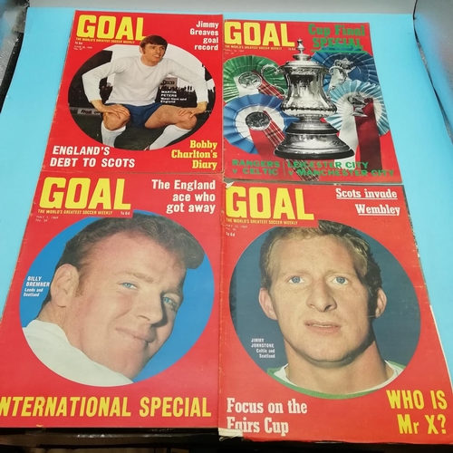 85A - Collection of 1969 Goal Magazines Nos 33 - 56