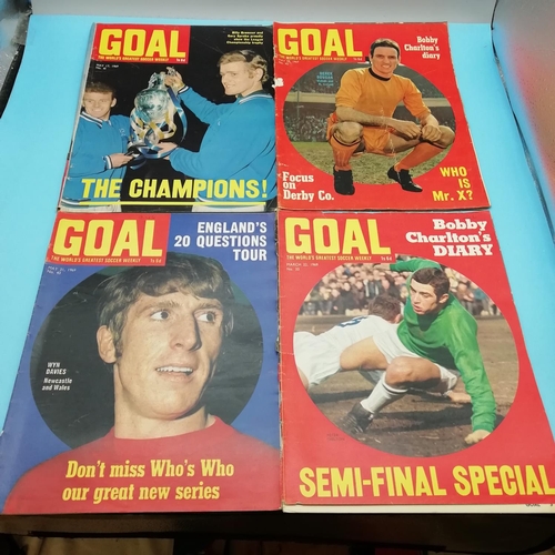 85A - Collection of 1969 Goal Magazines Nos 33 - 56