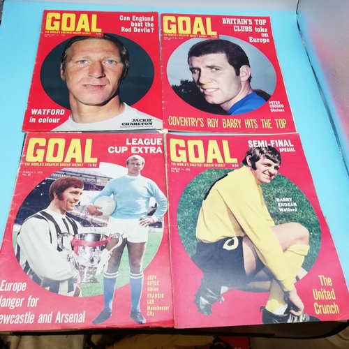 95A - Collection of 1970 Goal Magazines Nos 78 - 99